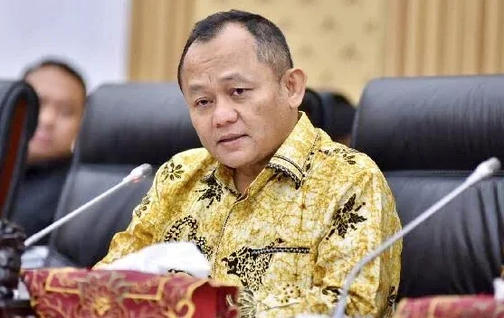 Ketua Fraksi Golkar M. Sarmuji memberikan pernyataan terkait RAPBN 2027