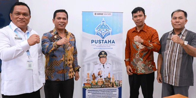 Peluncuran Portal Pustaha Dinas Kominfo Pematangsiantar