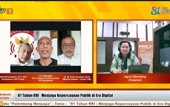 Ilustrasi RRI dan tantangan kepercayaan publik di era digital