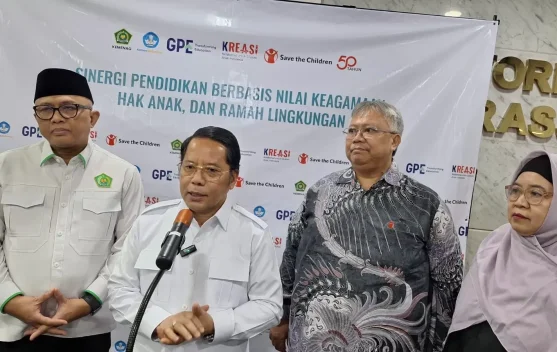 Penandatanganan MoU Kemenag dan Save the Children di Kantor Kemenag Jakarta