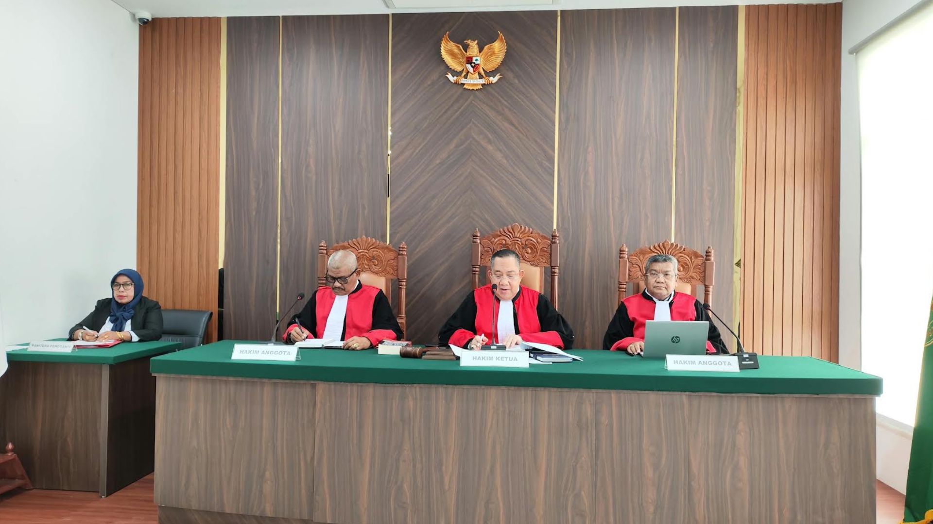 Ilustrasi sidang pengadilan di Pengadilan Tinggi Banda Aceh