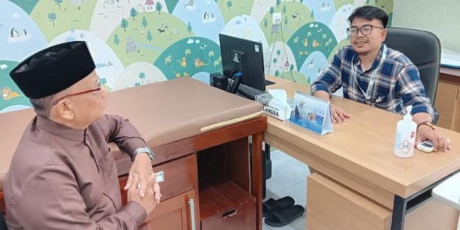 Ketua MAA Kota Langsa bertemu pimpinan Klinik Spesialis Mata Kota Langsa dalam kunjungan silaturahmi