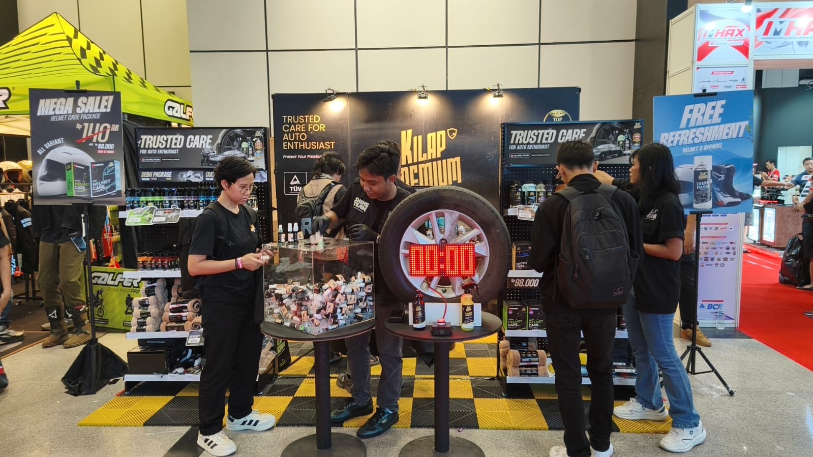 Kilap Premium pameran IMHAX 2026 di SMESCO Jakarta dengan promo dan booth strategis