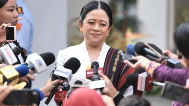 Ketua DPR Puan Maharani berbicara terkait penambahan anggaran mitigasi bencana