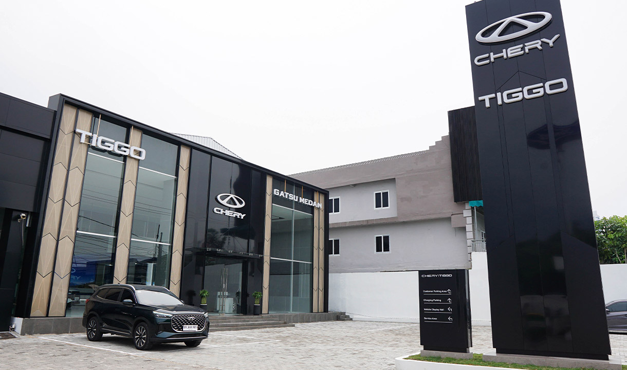 Chery ADS Gatsu Medan diler ke-82 dengan fasilitas 3S dan lounge keluarga