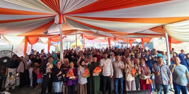 Eko Afrianta Sitepu saat sosialisasi Perda Penanggulangan Kemiskinan di Medan Johor