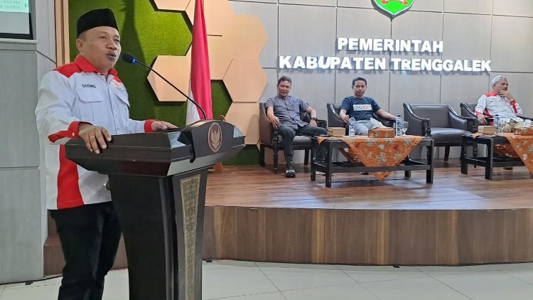 Ilustrasi atlet Trenggalek berlatih persiapan Porprov Jatim 2027