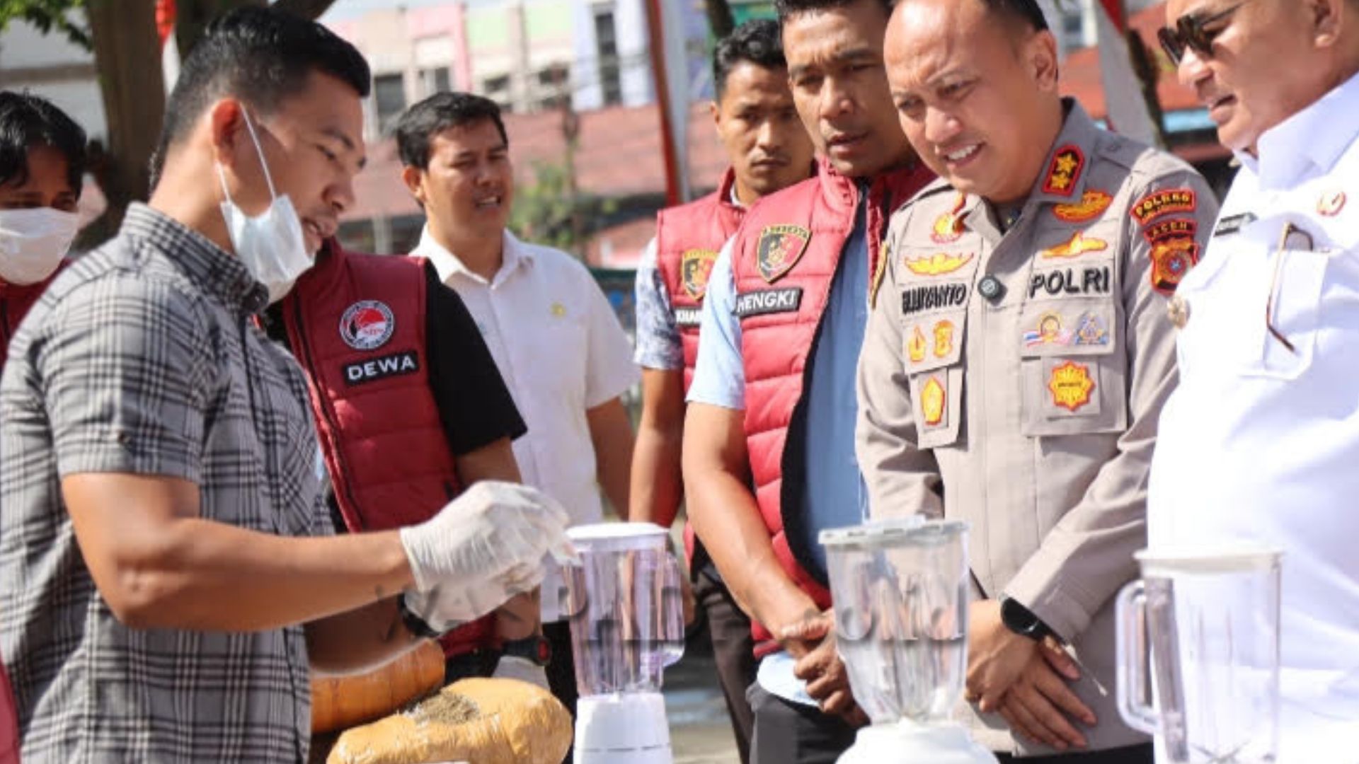 Pemusnahan barang bukti narkotika di Mapolres Aceh Tenggara