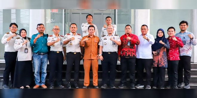 Rombongan Kanwil Ditjenpas Sumut bertemu Pemko Pematangsiantar di Balai Kota