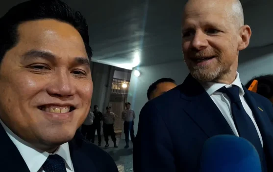 Gianni Infantino hadir pada acara sepak bola internasional