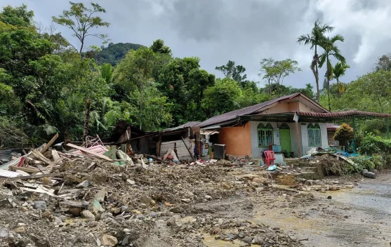 Tim BIG melakukan pemetaan bahaya banjir di wilayah terdampak Sumatera