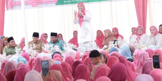 Pengajian MTMD dan bazar pasar murah di Masjid At Toharul Serbajadi