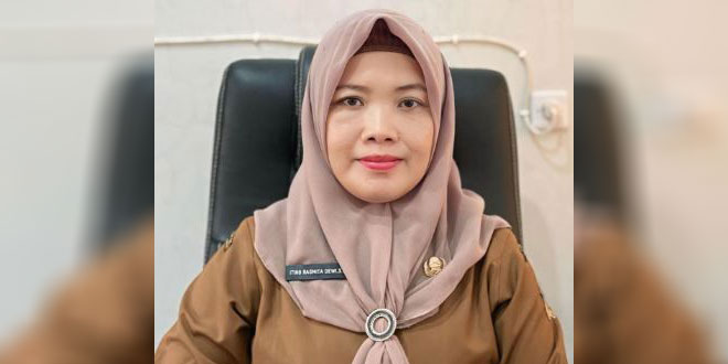 Gedung SMAN 1 Binjai dan siswa mengikuti kegiatan sekolah