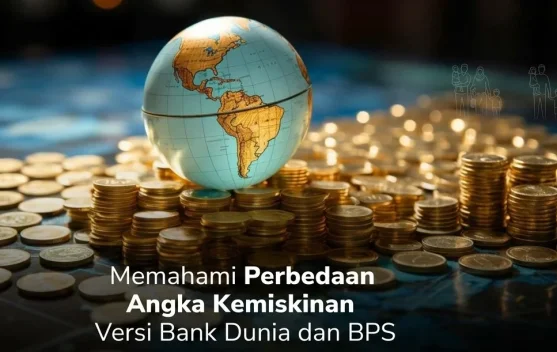 Ilustrasi garis kemiskinan dan bantuan sosial di Indonesia