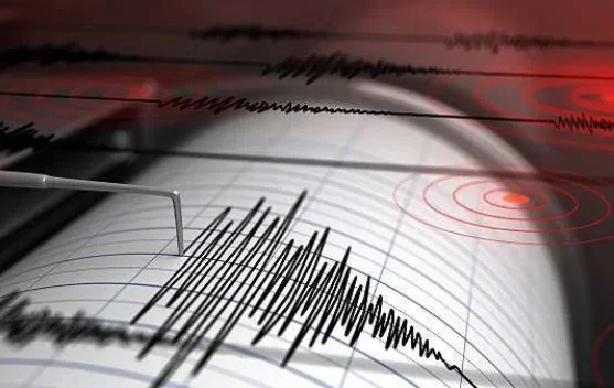 Peta lokasi episentrum gempa di laut selatan Kabupaten Malang