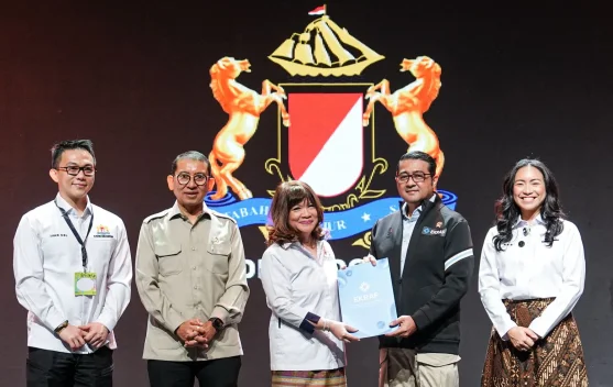 Menteri Ekonomi Kreatif Teuku Riefky Harsya berbicara pada IdeaFest 2026