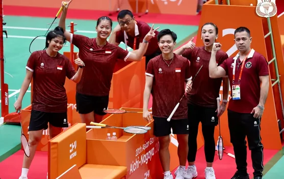 Tim beregu Indonesia bersiap menghadapi perempatfinal Asian Games 2026 di Ichinomiya
