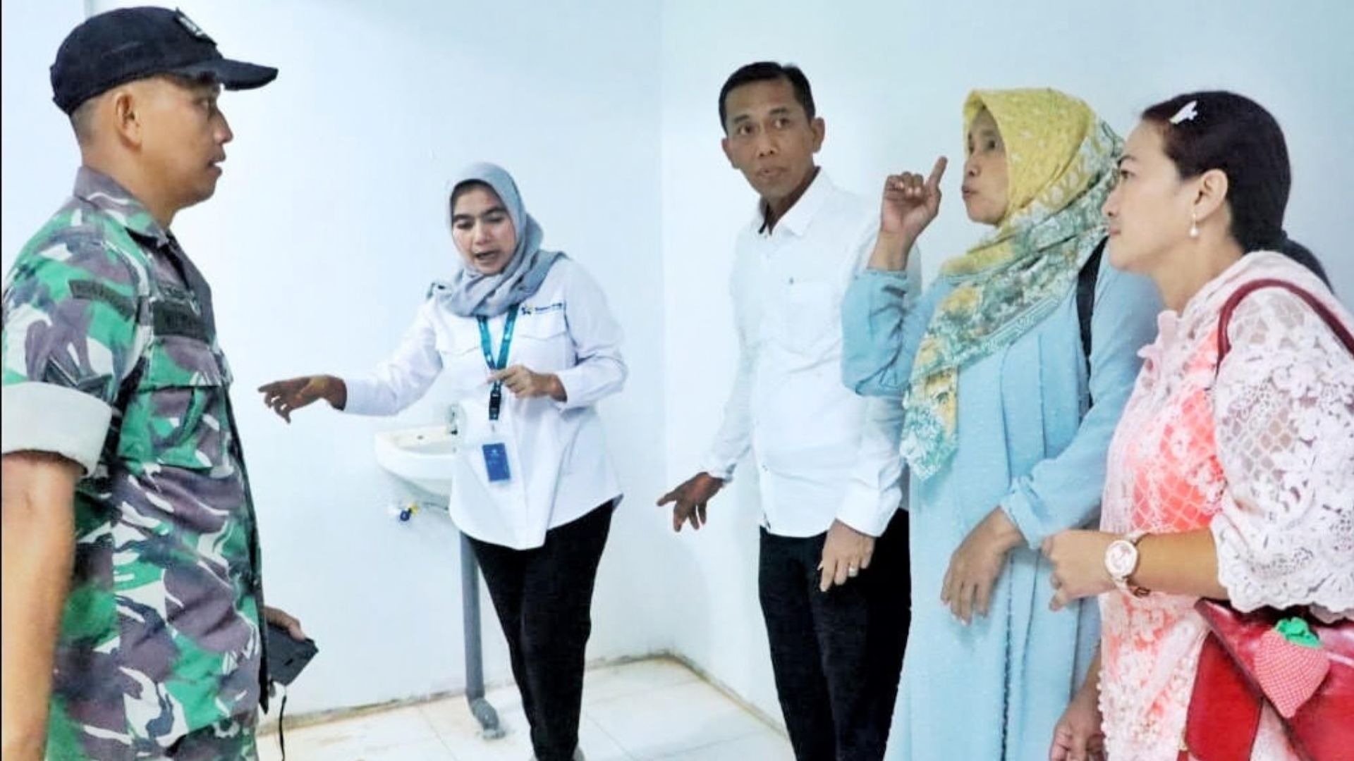 Tim verifikasi meninjau KDMP di Serbelawan Kecamatan Dolok Batunanggar
