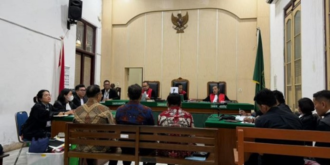 Sidang pemeriksaan ahli kasus korupsi Samosir di Pengadilan Tipikor Medan