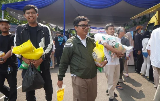 Ilustrasi pasar dan distribusi pangan murah dalam Gerakan Pangan Murah