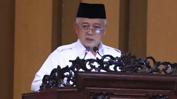Gedung DPRD Kabupaten Malang saat Rapat Paripurna Perubahan APBD 2026