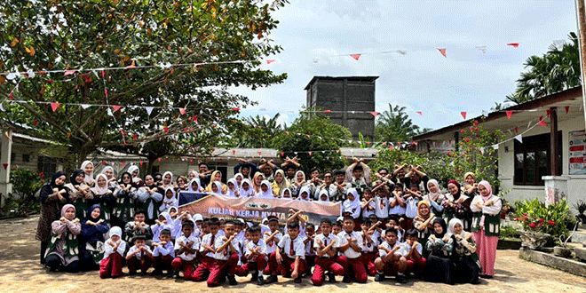 Mahasiswa UINSU melakukan kegiatan KKN di Huta III Dolok, Simalungun