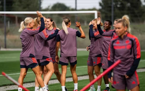 Bayern Munich Women kontra Manchester City Women di Sportpark Unterhaching