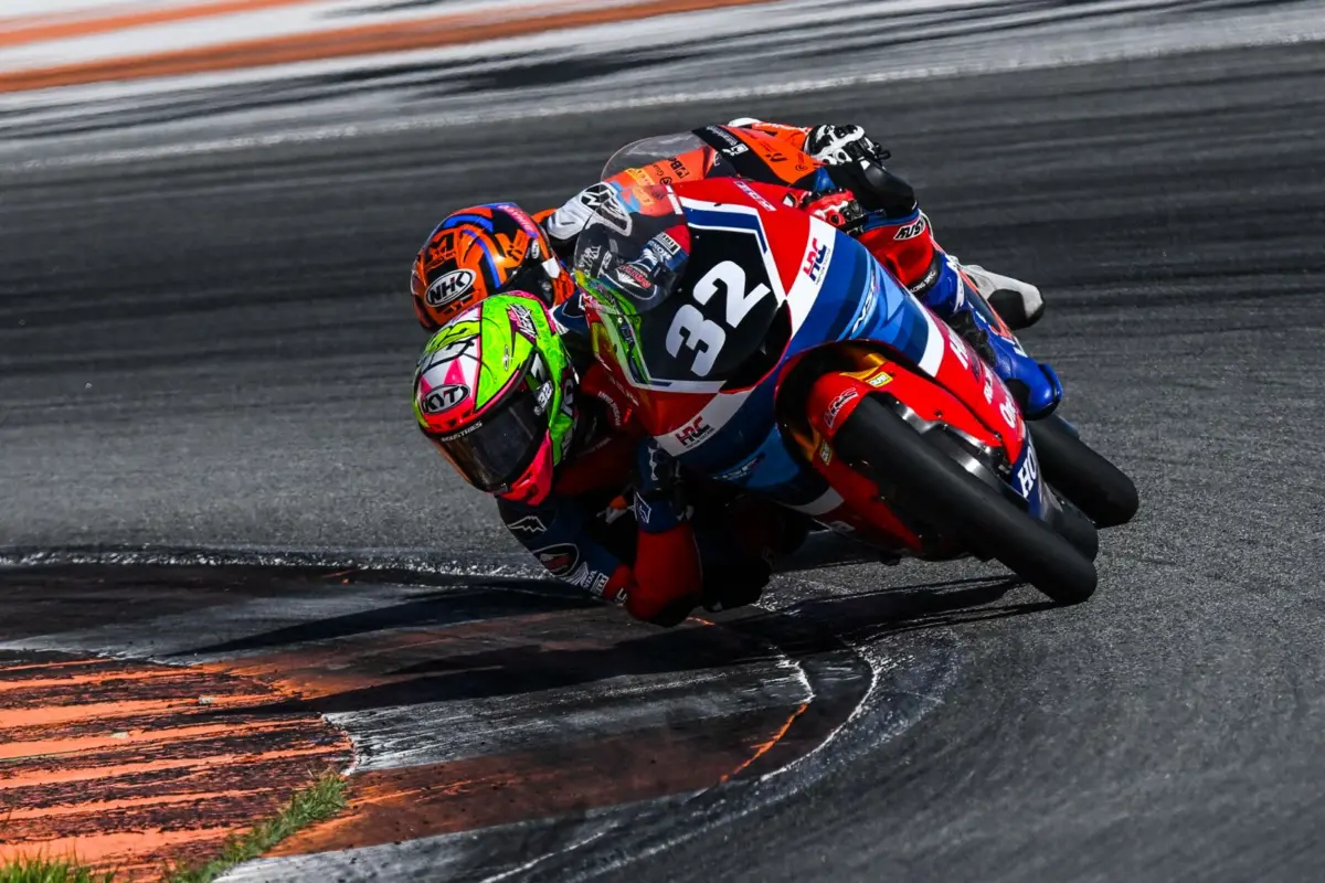 Kiandra Ramadhipa pebalap Honda di Circuit Ricardo Tormo, Valencia
