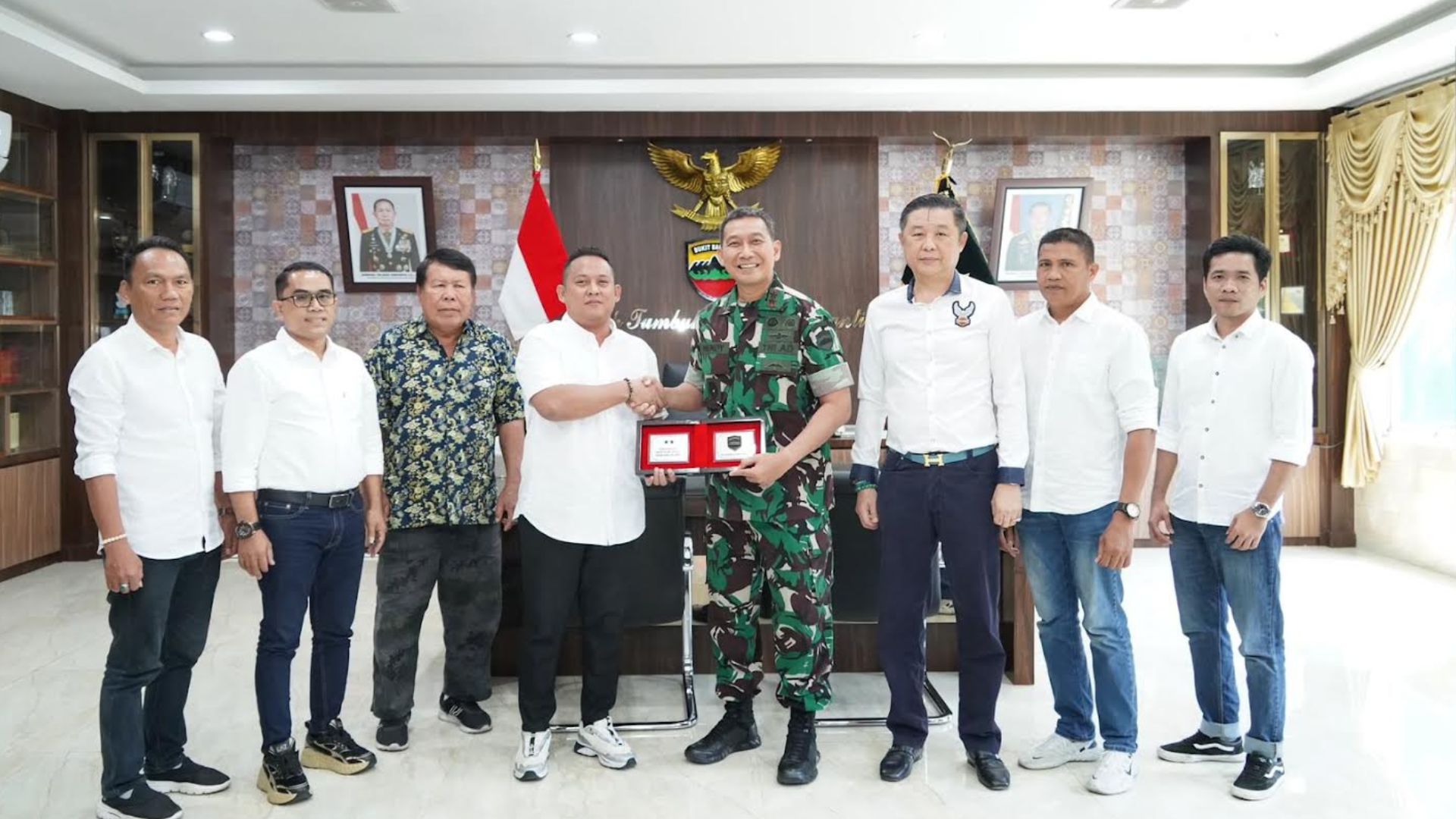 Pertemuan Pangdam I/BB dengan pengurus Perbati Sumut di Makodam I/BB Medan