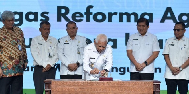 Wagub Sumut Surya membuka Rapat Koordinasi Awal GTRA 2026 di Medan