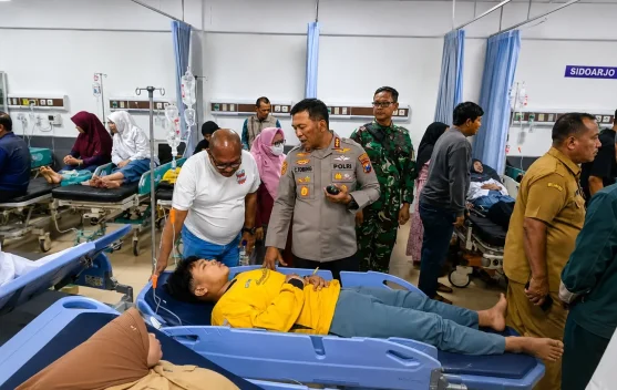 Bangunan Pondok Pesantren Manbaul Hikam di Tanggulangin, Sidoarjo