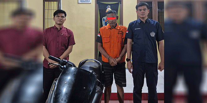 Ilustrasi motor di lokasi perampasan di Tapanuli Tengah