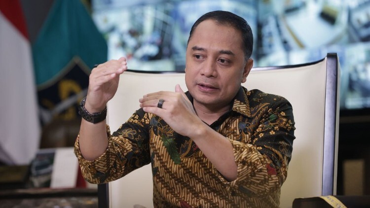 Wali Kota Surabaya Eri Cahyadi menjelaskan kebijakan bendera untuk Kampung Pancasila