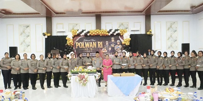 Tasyakuran HUT Polwan ke-78 di Aula Bharadaksa Polres Langkat