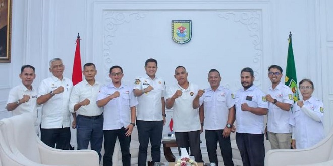 Audiensi NPCI Sergai dengan Wakil Bupati Adlin Tambunan di Seirampah