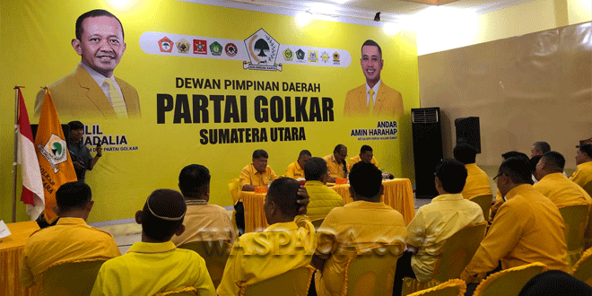 Rapat pleno DPD Golkar Sumut memperkenalkan pengurus 2026-2030 di Medan