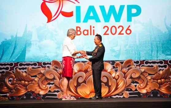 Konferensi IAWP 2026 di The Westin Resort Nusa Dua, Bali menampilkan polisi wanita dari berbagai negara