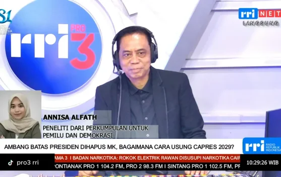 Ilustrasi pemilih dan calon presiden sebagai simbol perluasan pilihan dalam pemilu