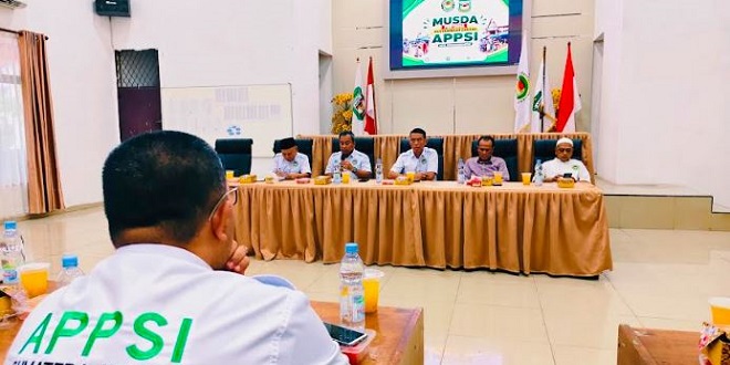 Musyawarah Daerah APPSI Pematang Siantar dan pengurus saat pemilihan ketua