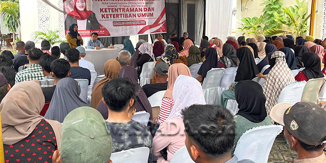Sosialisasi Perda dan diskusi warga di Medan Marelan tentang Pos Kamling