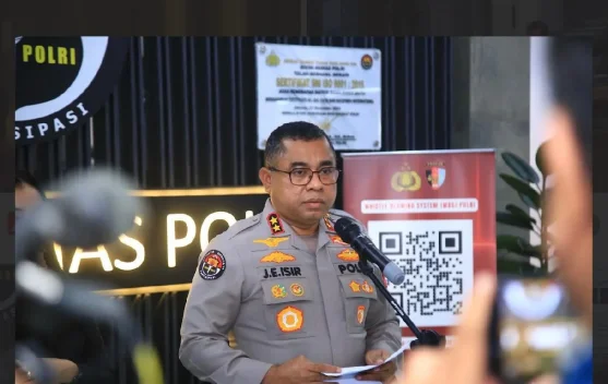 Ilustrasi Kapolri dan perwira Polri saat serah terima jabatan
