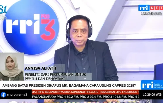 Ilustrasi diskusi tentang ambang batas pencalonan presiden dan revisi UU Pemilu