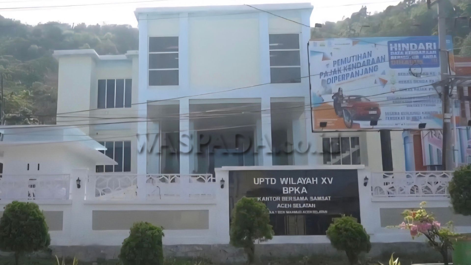 Kantor Samsat Aceh Selatan di Tapaktuan, lokasi dugaan pungutan liar