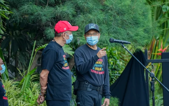 Menteri Sosial Saifullah Yusuf memberi arahan pada Apel Pembinaan Pegawai Kemensos di Jakarta
