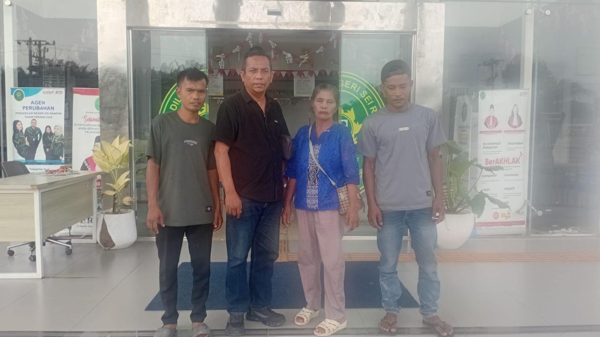 Sidang perkara pembunuhan Dedi Samosir di Pengadilan Negeri Sei Rampah