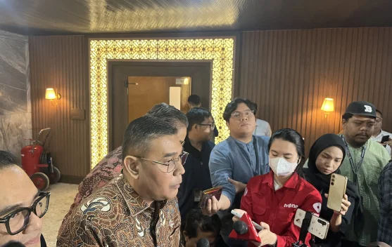 Wakil Menteri ATR/BPN Ossy Dermawan menyampaikan pernyataan terkait OTT KPK di BPN Kabupaten Bogor