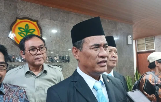 Menteri Pertanian Andi Amran Sulaiman menjelaskan strategi antisipasi El Nino