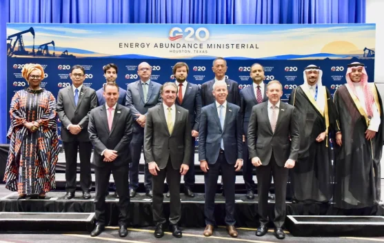 Wamen ESDM Yuliot Tanjung berbicara di pertemuan G20 Energy di Houston