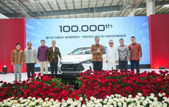 Fasilitas produksi BYD di Subang yang diresmikan, memperkuat industri kendaraan listrik