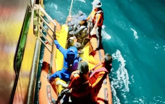 Kondisi perairan Masalembo saat operasi SAR KM Virgo Transport 8